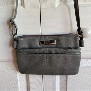 Gray Cross Body Purse